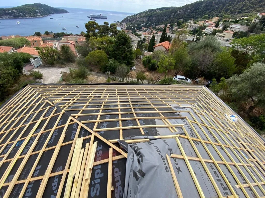 Rénovation face au lac